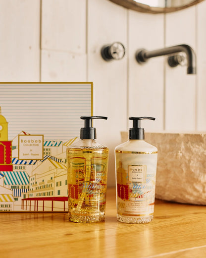 Wellness  - Saint-Tropez – Körper- &amp; Handlotion und Duschgel von Baobab Collection
