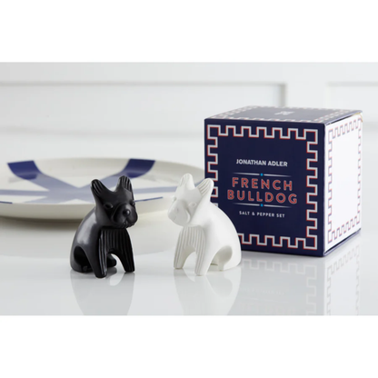 Salz- und Pfefferstreuer FRENCH BULLDOG schwarz/weiß von Jonathan Adler