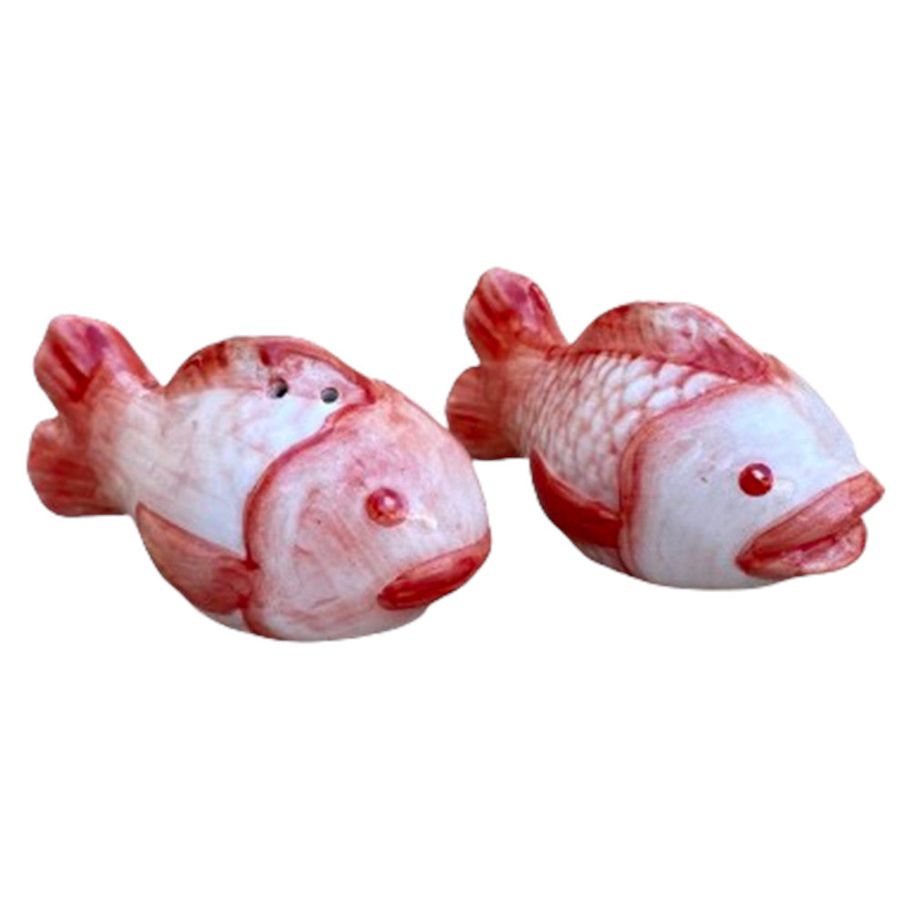 Salz- Pfefferstreuer FISHES pink rot