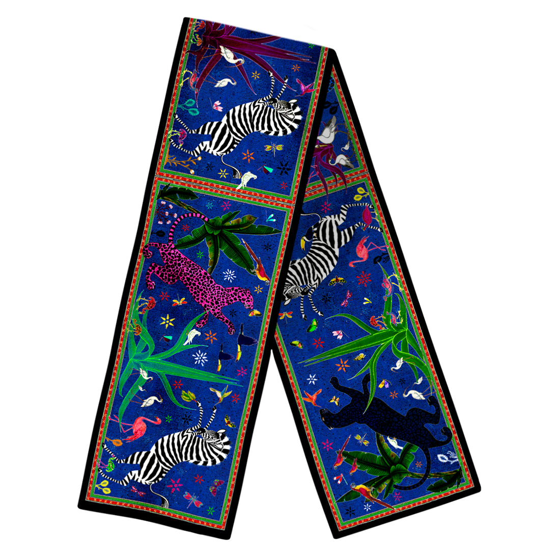 Samtschal JUNGLE BLUE von Ortigia Sicilia