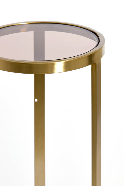 Column RETIRO gold glass Ø30x60,5 cm