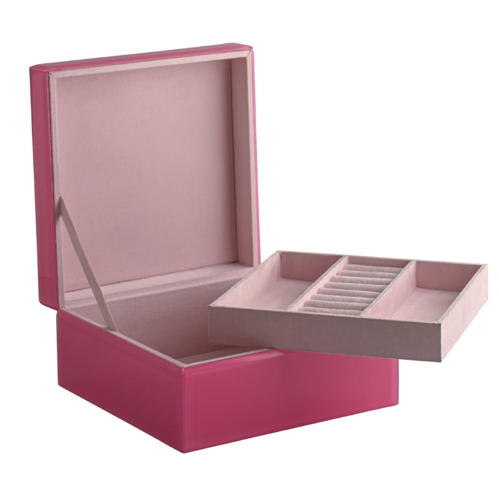 Schmuckbox MIROIR M in pink 21,5x10,5x21,5cm | Gutraum8