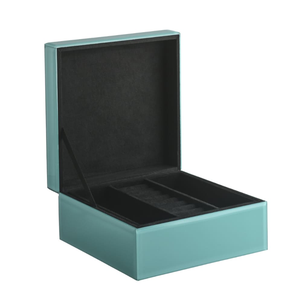 Schmuckbox MIROIR M in türkis 21,5x10,5x21,5cm | GutRaum8