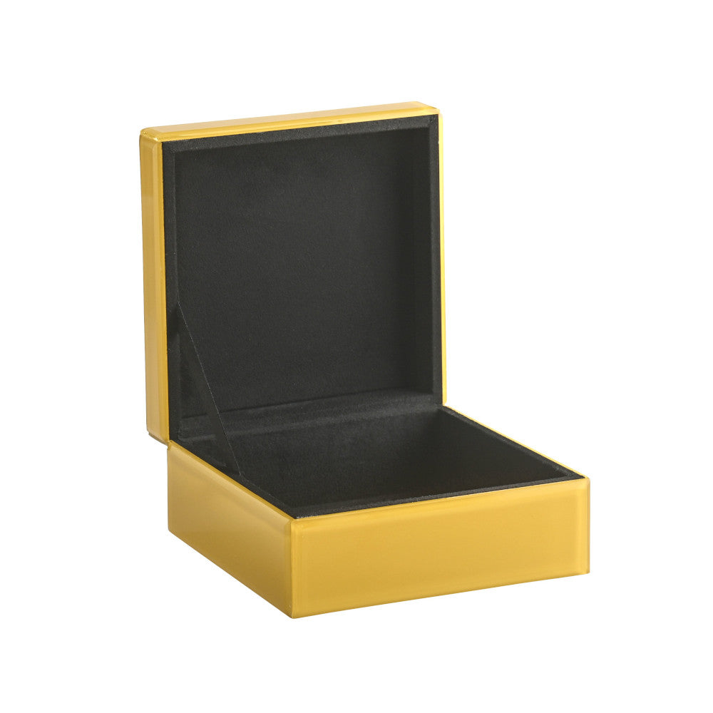 Schmuckbox MIROIR S gelb 16,5x8x16,5cm | Gutraum8