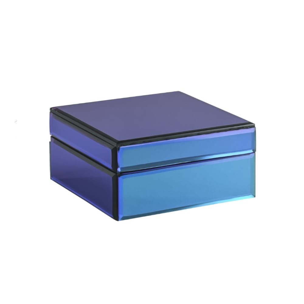 Schmuckbox MIROIR S blau 16,5x8x16,5cm |Gutraum8