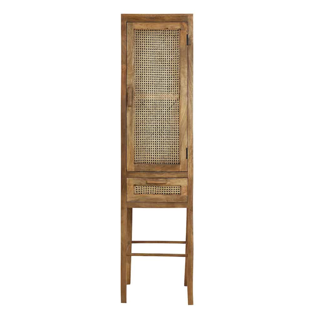 Brauner Holzschrank/ 45x40x180cm