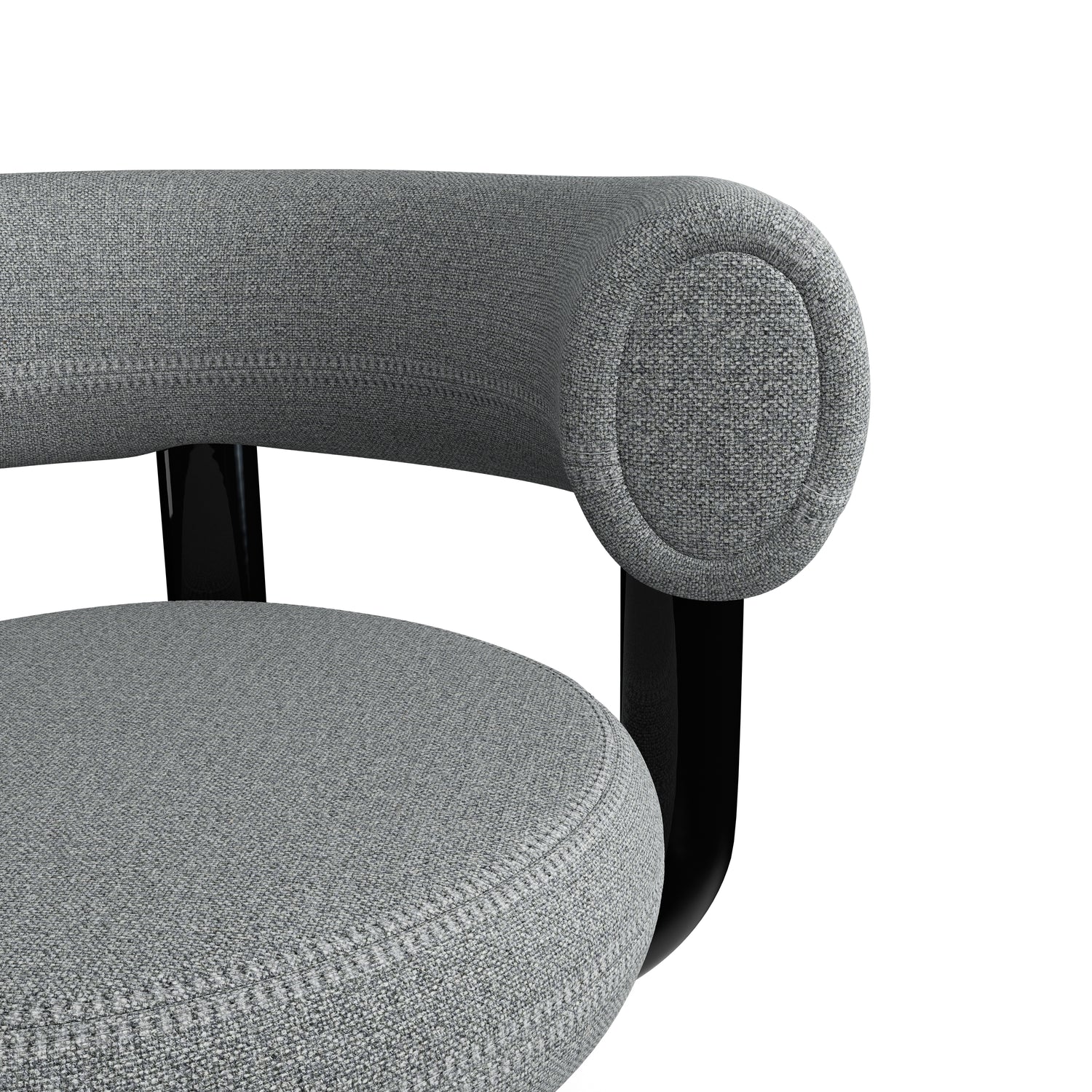 Fat Work Chair – Mid Grey Stoff (Kvadrat Hallingdal 65)