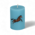 Seletti Kerze HORSE in Blau mit Pferdemotiv