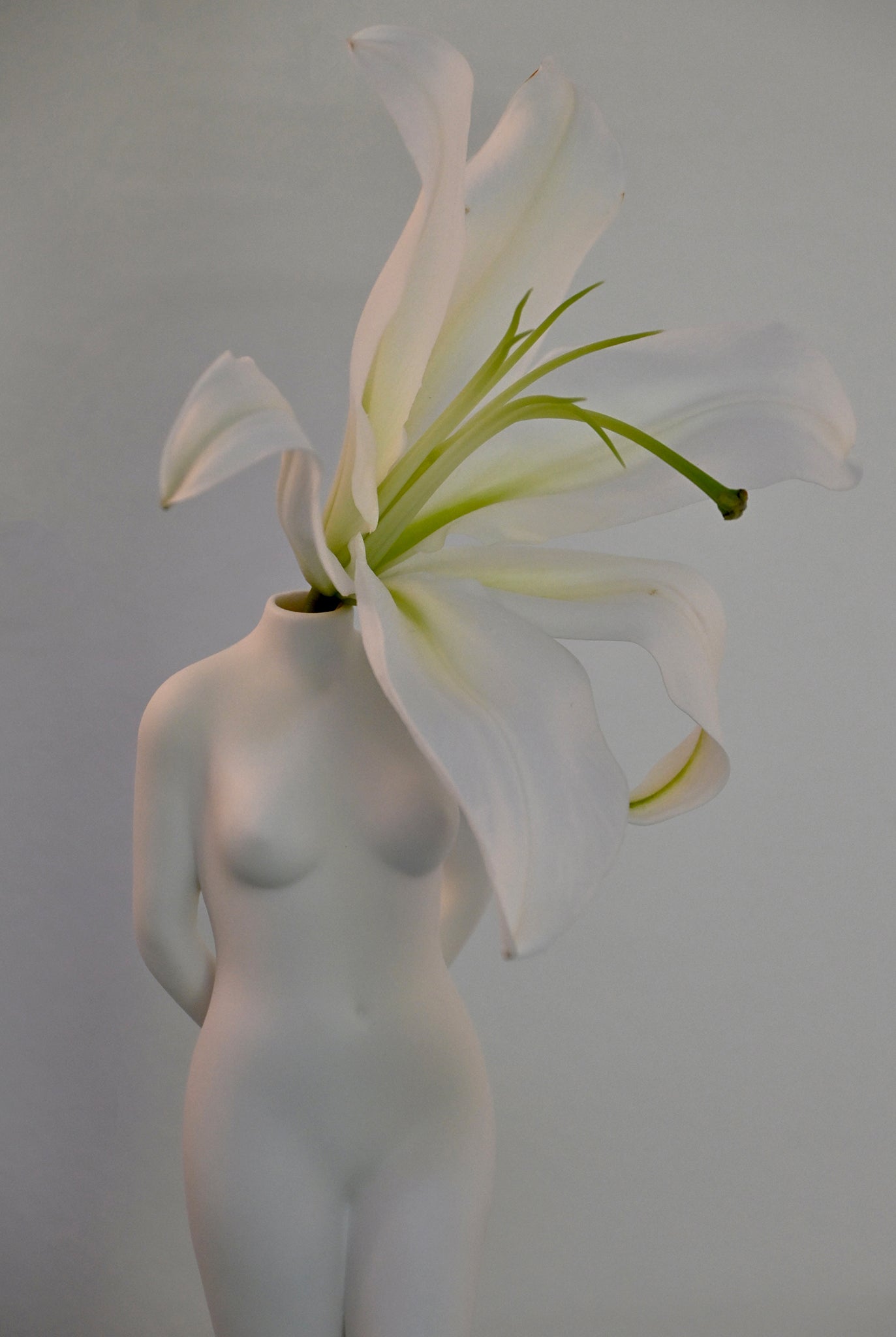 Vase LA TIMIDA von Seletti – eine fragile Schönheit zwischen Scham und Sinnlichkeit