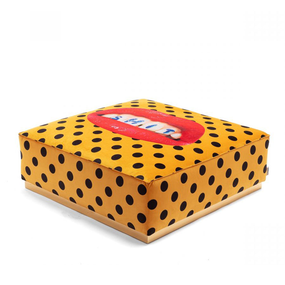 Modularer Pouf SHIT in gelb, schwarz von der Marke Seletti