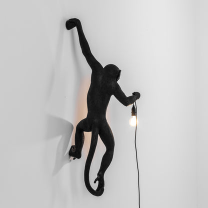 Seletti Monkey Lamp – schwarzer Affe mit Glühbirne