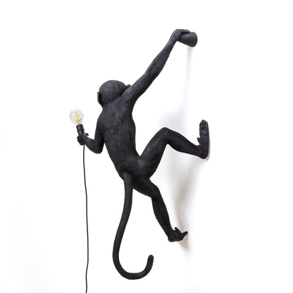 Seletti Monkey Lamp – Hanging Right Version in Schwarz