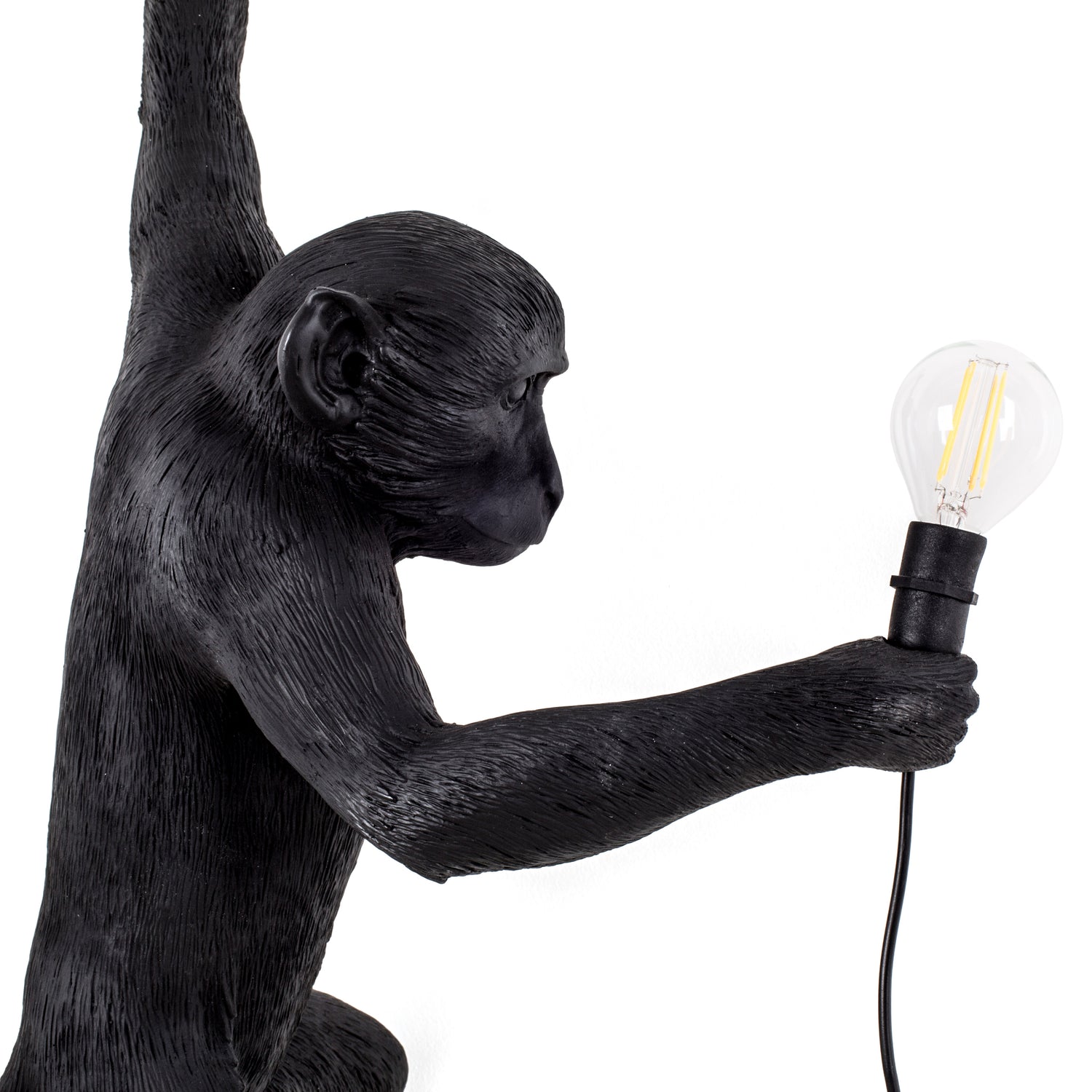 Seletti Monkey Lamp – Affe hängt mit Glühbirne