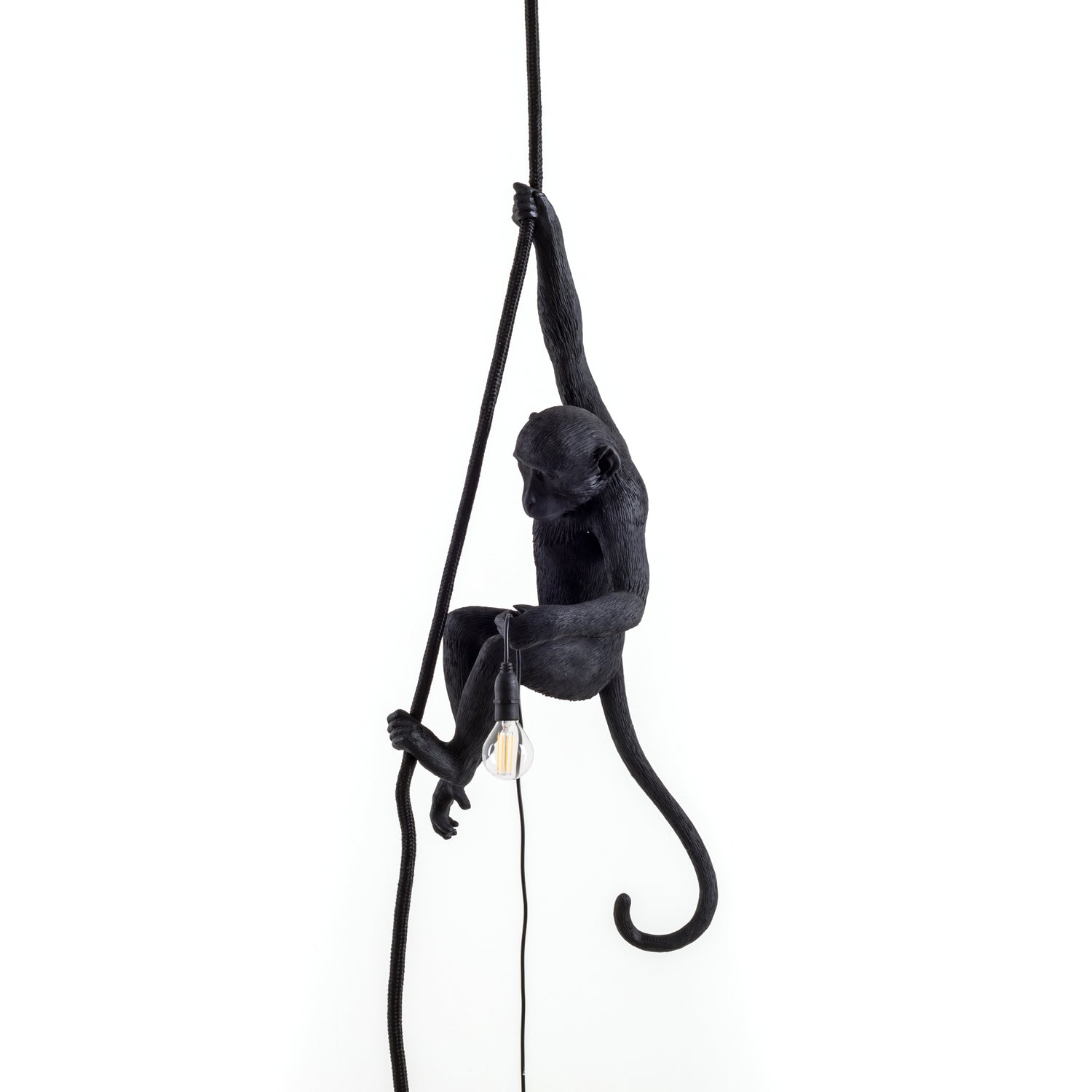 Seletti Monkey Lamp Black Ceiling Version – Designerlampe in Schwarz
