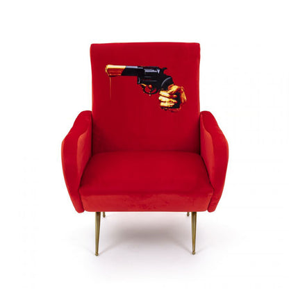 Sessel REVOLVER in rot von Seletti