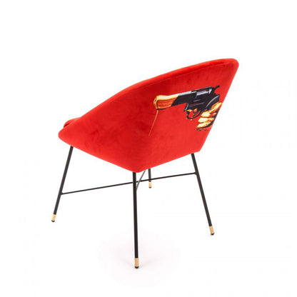 Stuhl REVOLVER in rot von Seletti