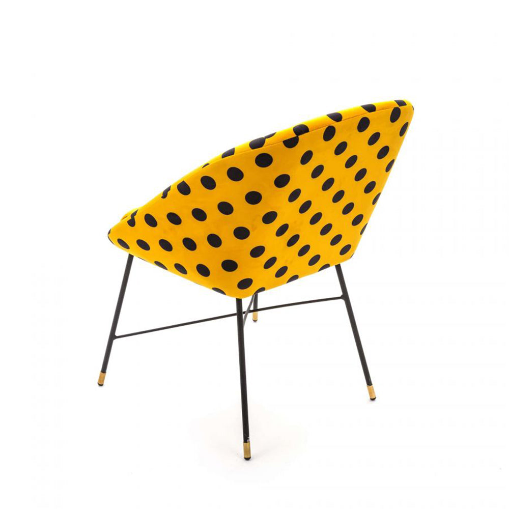 Stuhl SHIT in gelb und schwarz von Seletti