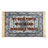 Designerteppich von Seletti mit inspirierendem Schriftzug in Blau und Beige