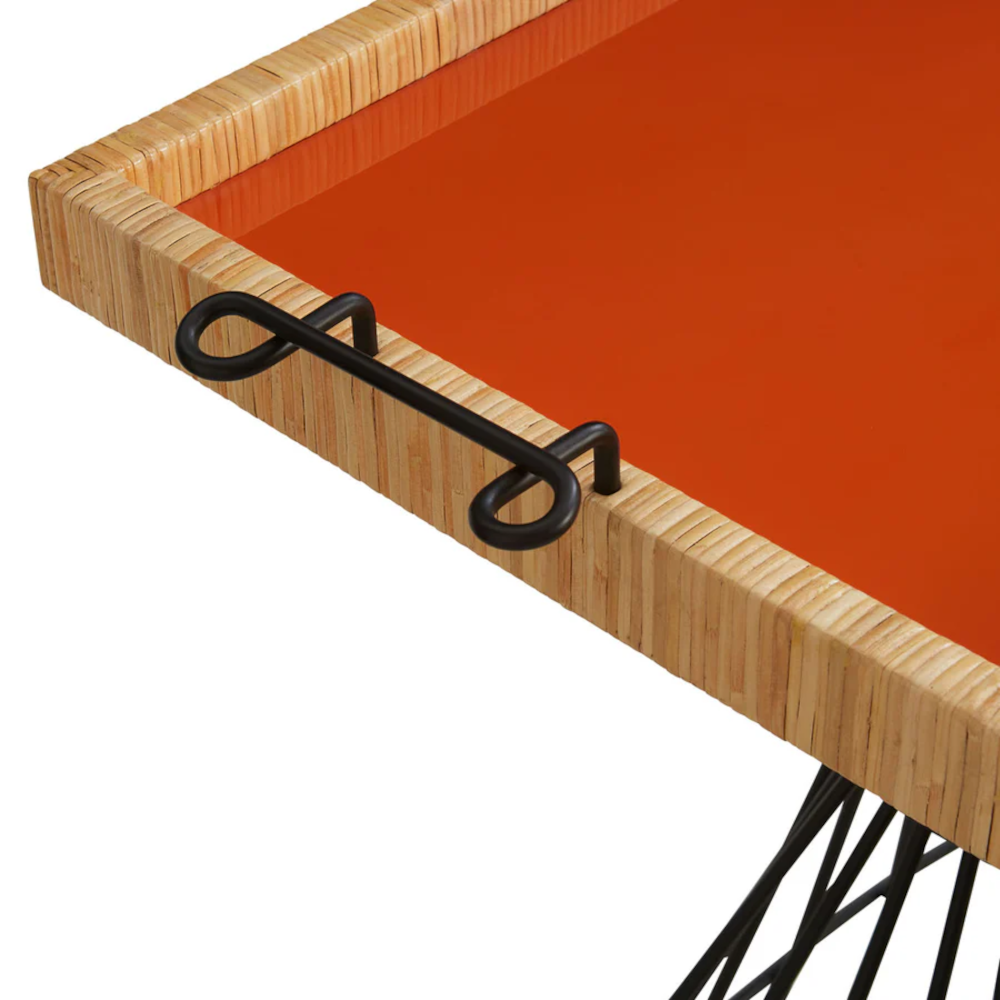 Serviertisch WELLINGTON in orange von Jonathan Adler