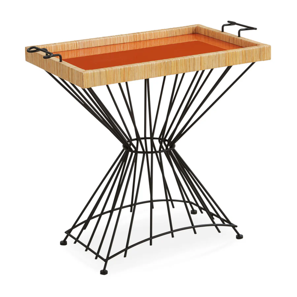 Serviertisch WELLINGTON in orange von Jonathan Adler