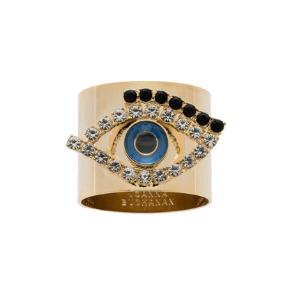 Serviettenringe &quot;Evil Eye&quot; – 2er-Set von Joanna Buchanan