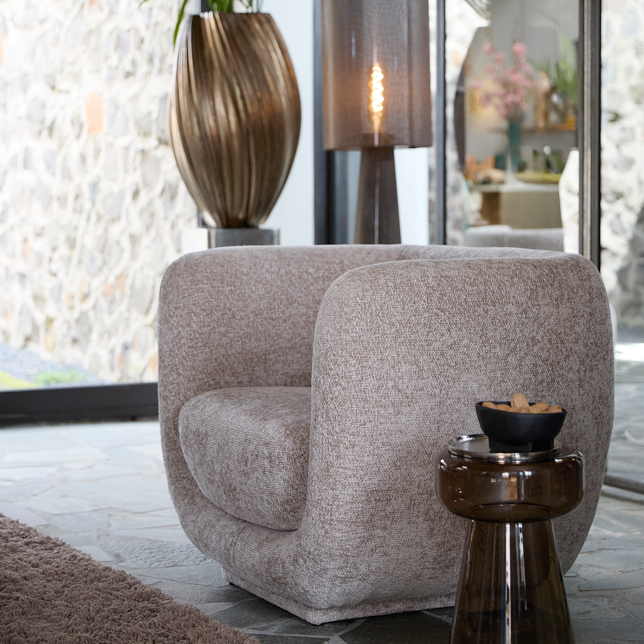 Bequemer Lounge-Sessel mit stilvollem Design