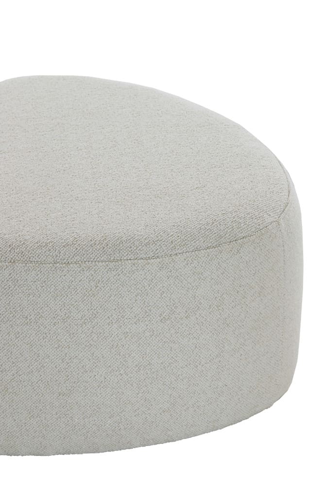 Sitzpouf LIBERIA beige 68x68x35 cm