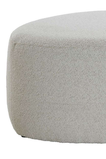 Sitzpouf LIBERIA beige 68x68x35 cm