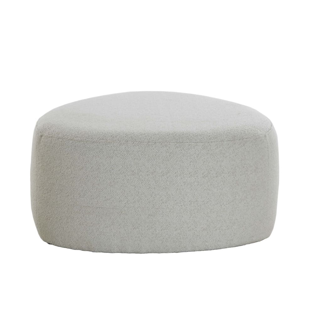 Sitzpouf LIBERIA beige 68x68x35 cm