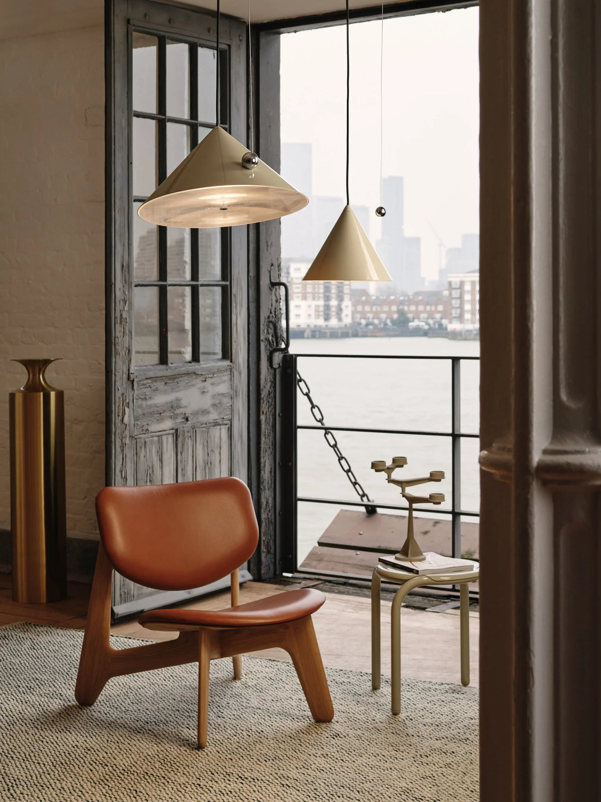 Slab Lounge Chair – Design Sessel aus Eiche und Leder von Tom Dixon – Gutraum 8