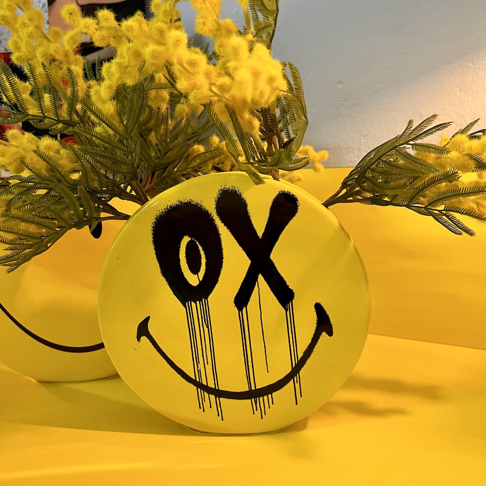 Keramik Vase SMILEY OX ø20cm