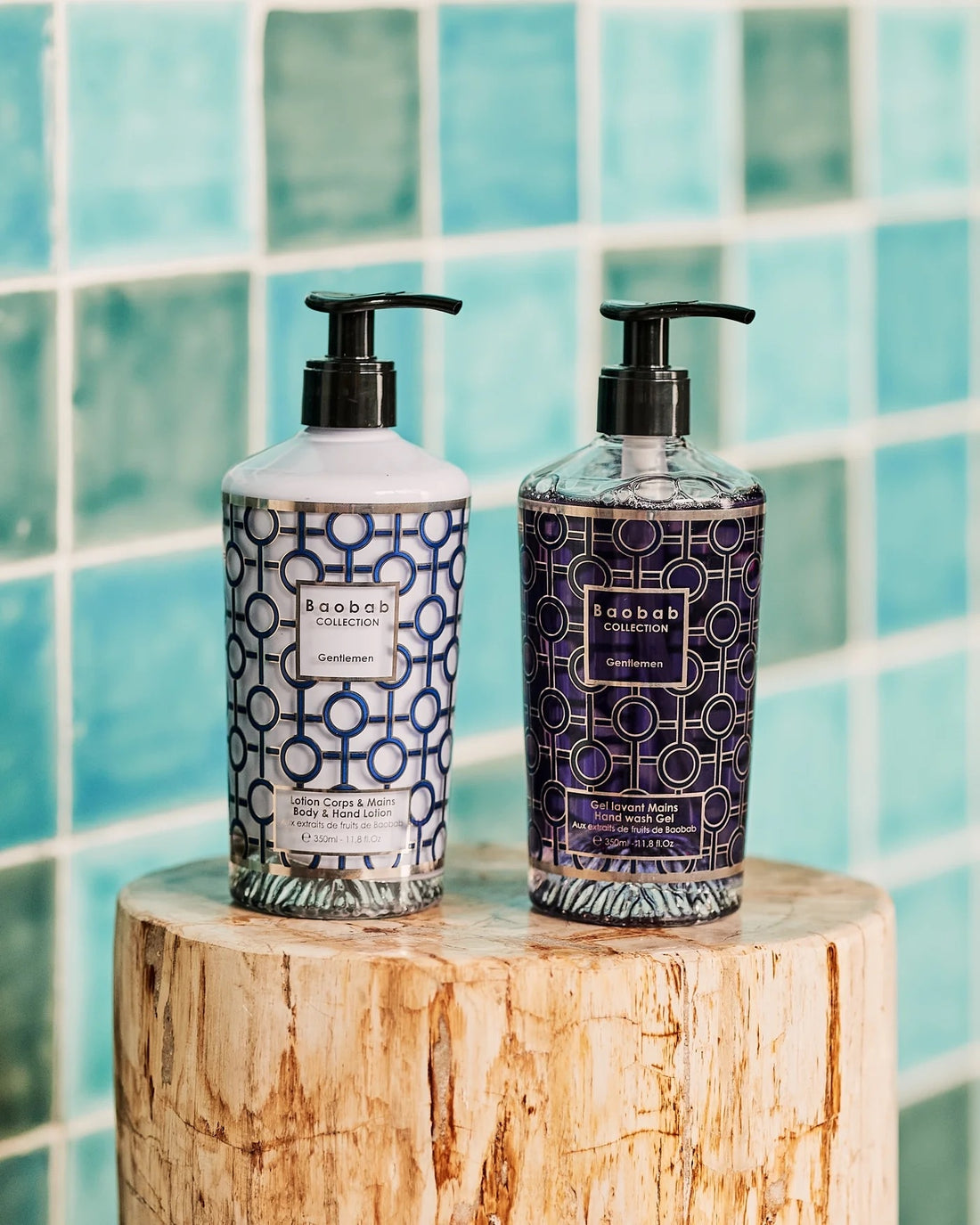 Wellness Erlebnis - Geschenkbox Gentlemen – Körper- &amp; Handlotion und Duschgel von Baobab Collection