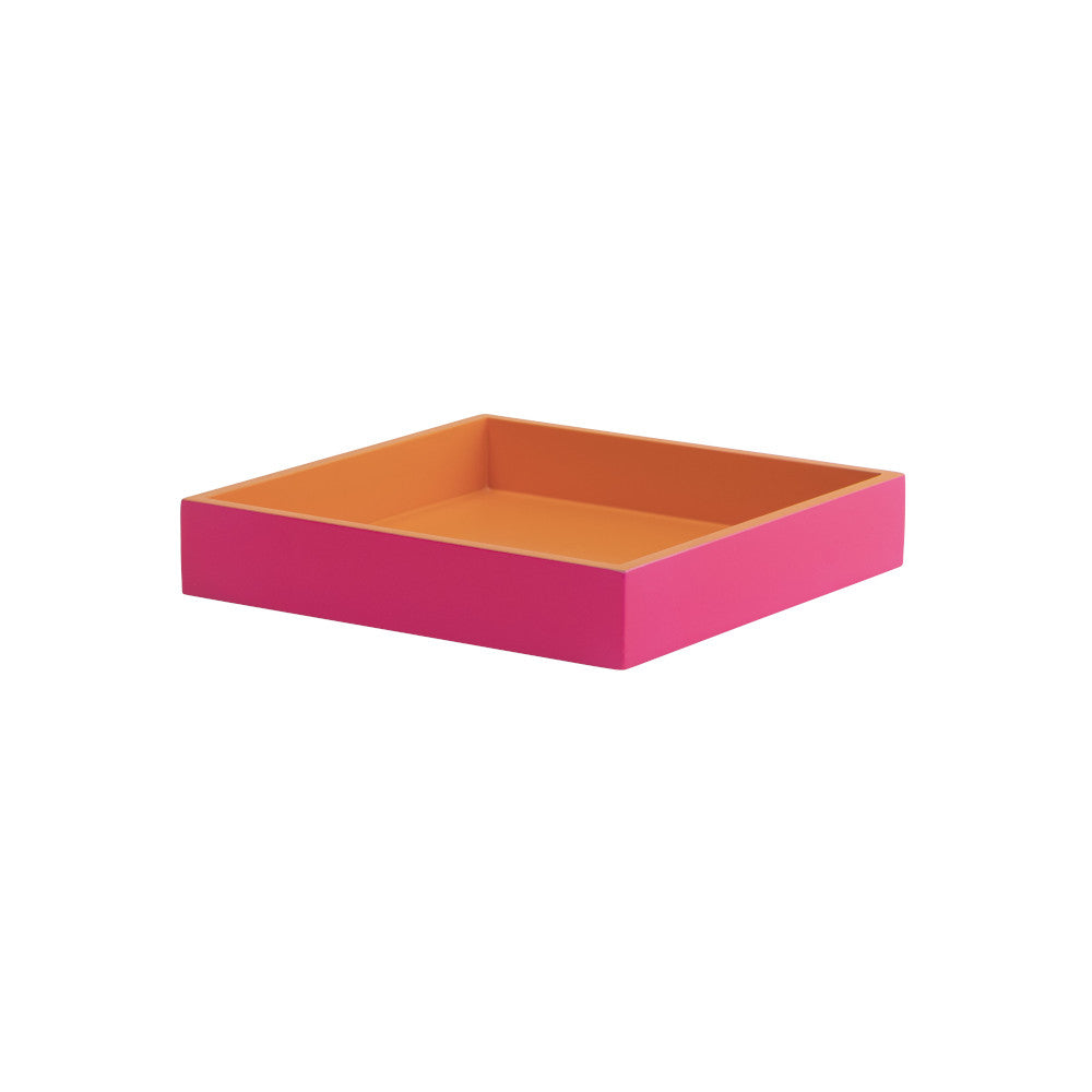 Tablett SPA S pink/orange 19x19cm