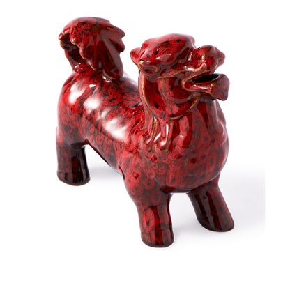 Statue QILIN rot Pols Potten