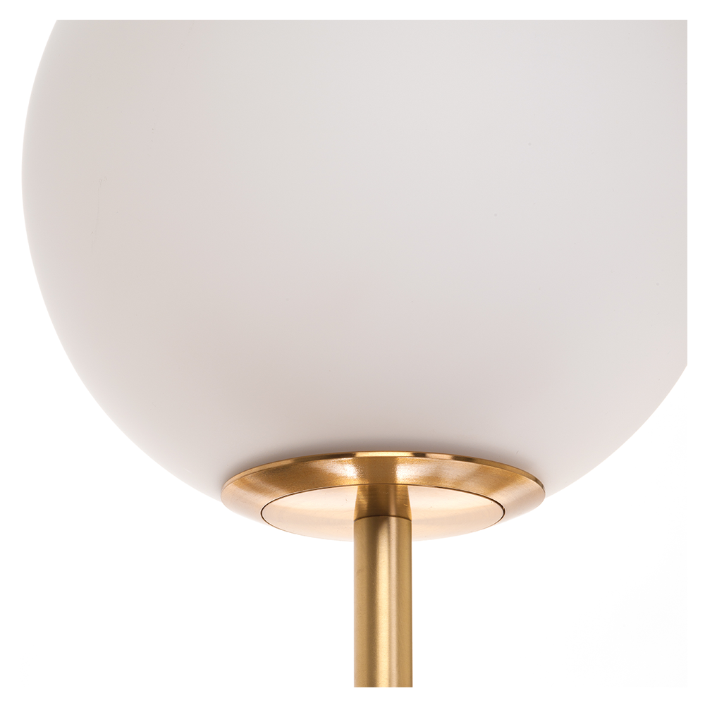 Stehlampe FULL MOON schwarz/gold