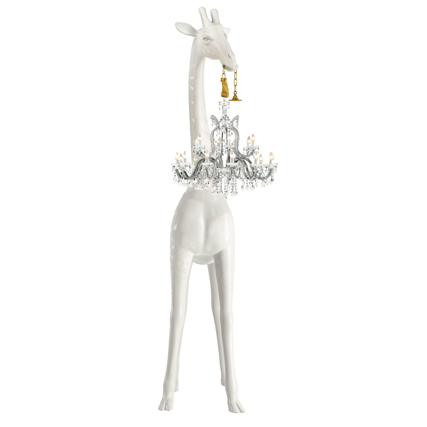 Giraffe in Love XL Indoor, H 4 Meter - schwarz oder weiss