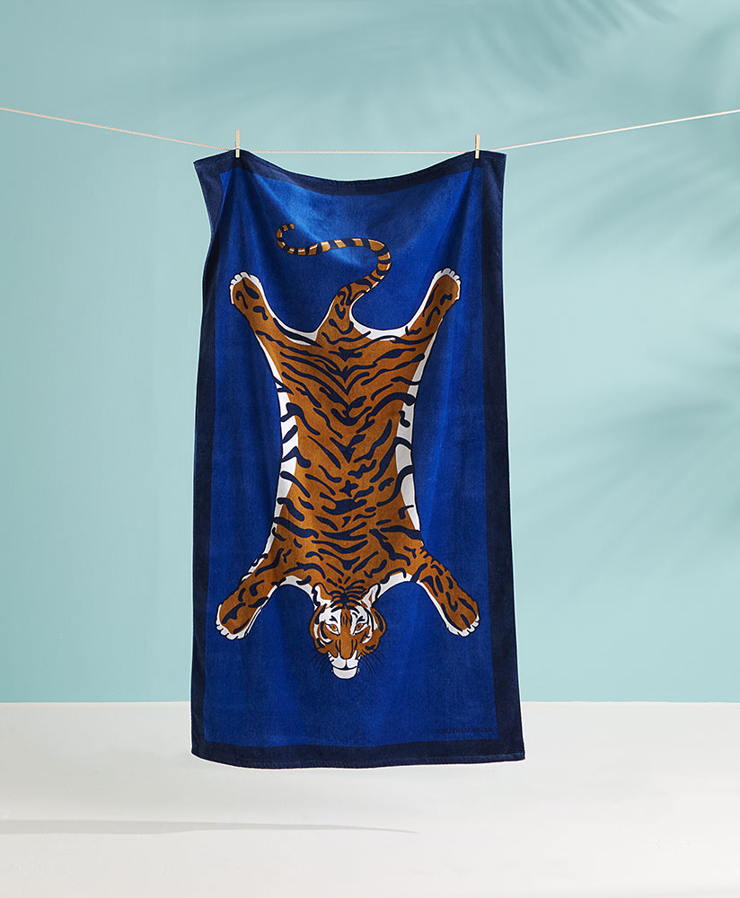 Strandtuch TIGER 100x178cm von Jonathan Adler