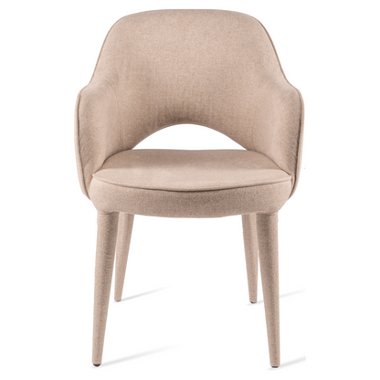 Beiger Cosy Chair von Light &amp; Living in der Frontansicht
