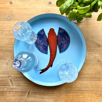 Tablett FISHKOÏ von GANGZAI mit Fisch-Design