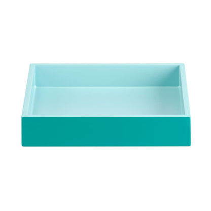 Tablett SPA Shiny Blau S quadratisch 19x19x3,5cm