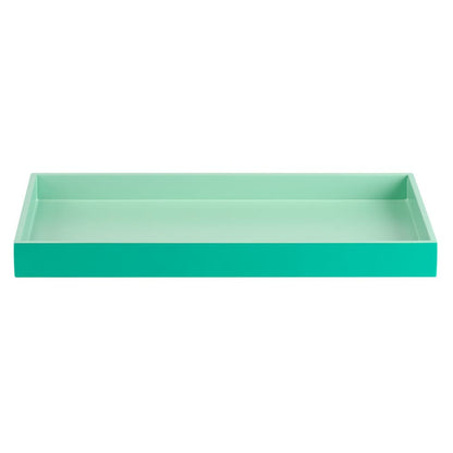 Tablett SPA Shiny grün S rechteckig 40,4x21x3,5cm