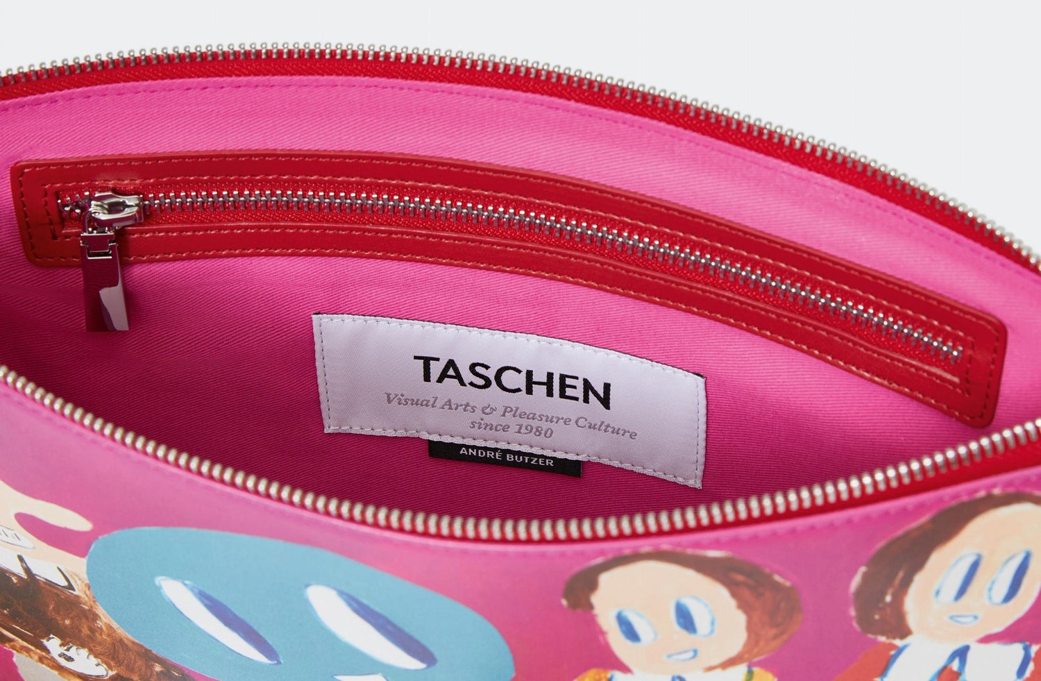 Exklusive André Butzer Pouch aus Mikrofaser von Taschen Verlag