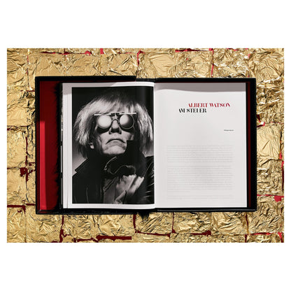 Goldenes Textur-Design als Hintergrund der KAOS Collector’s Edition.