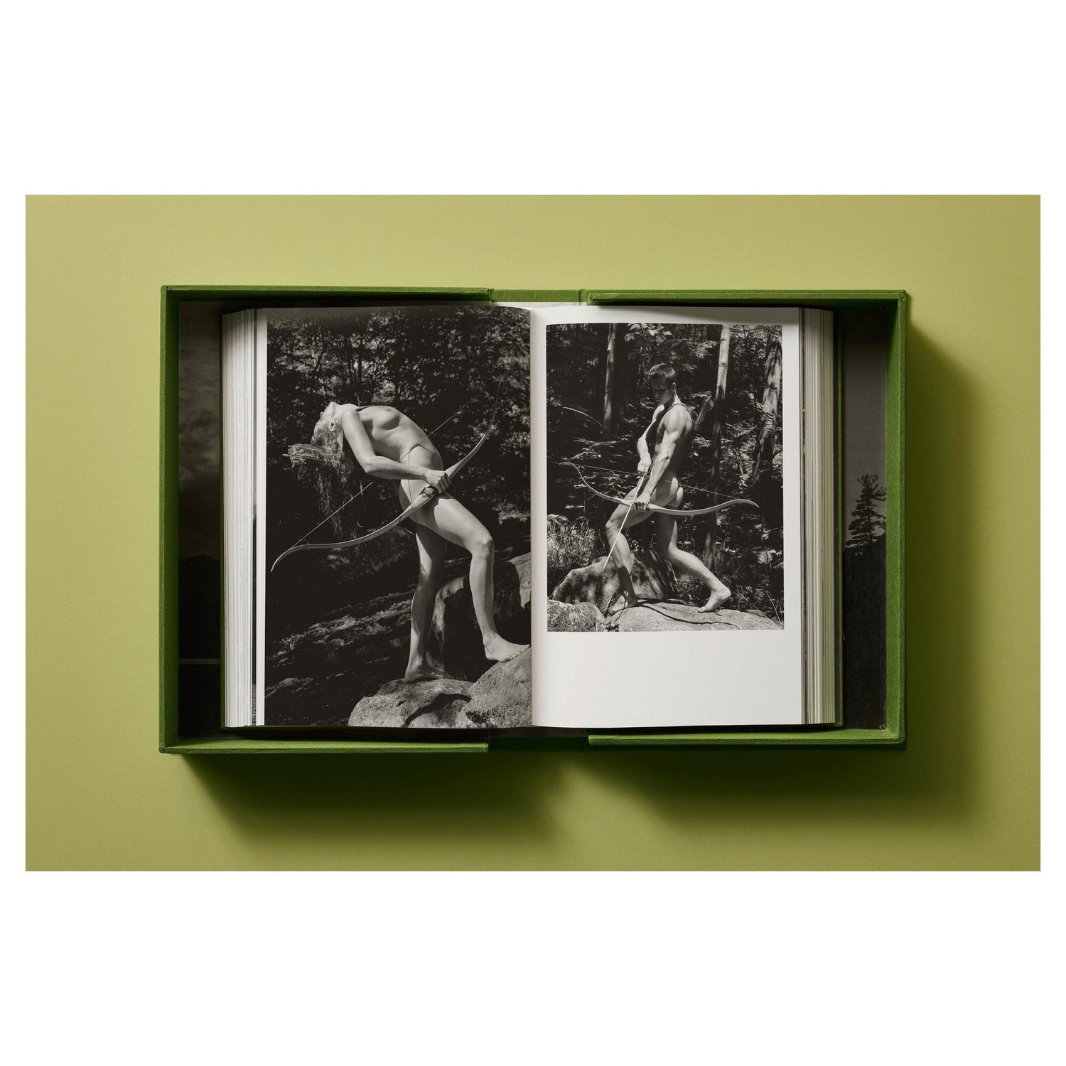 Bruce Weber Werk in grünem Schuber