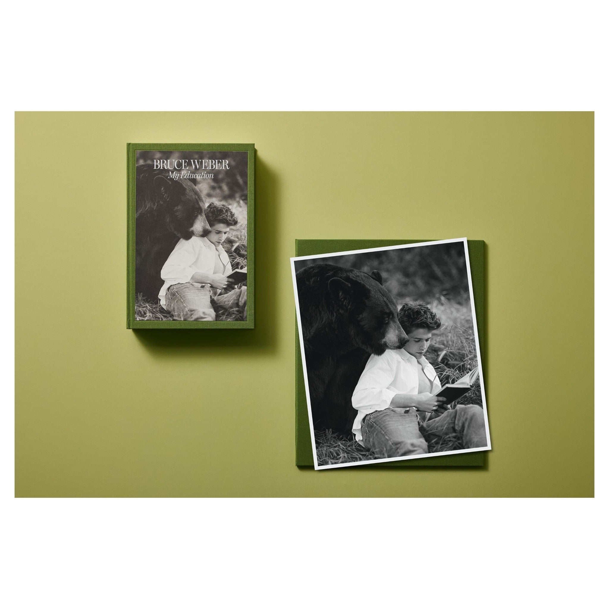 Signatur von Bruce Weber auf Pigmentdruck