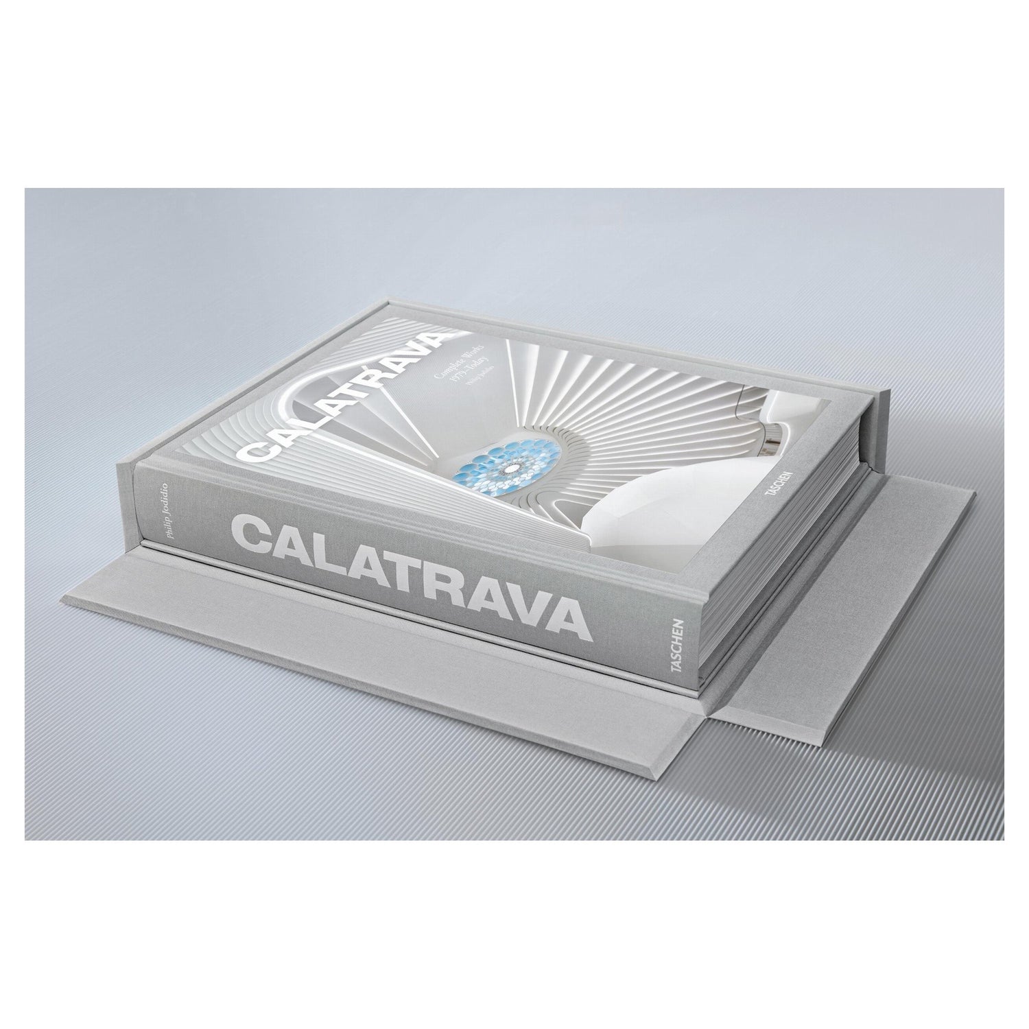 Rote Kunstbox mit Buch Calatrava TASCHEN