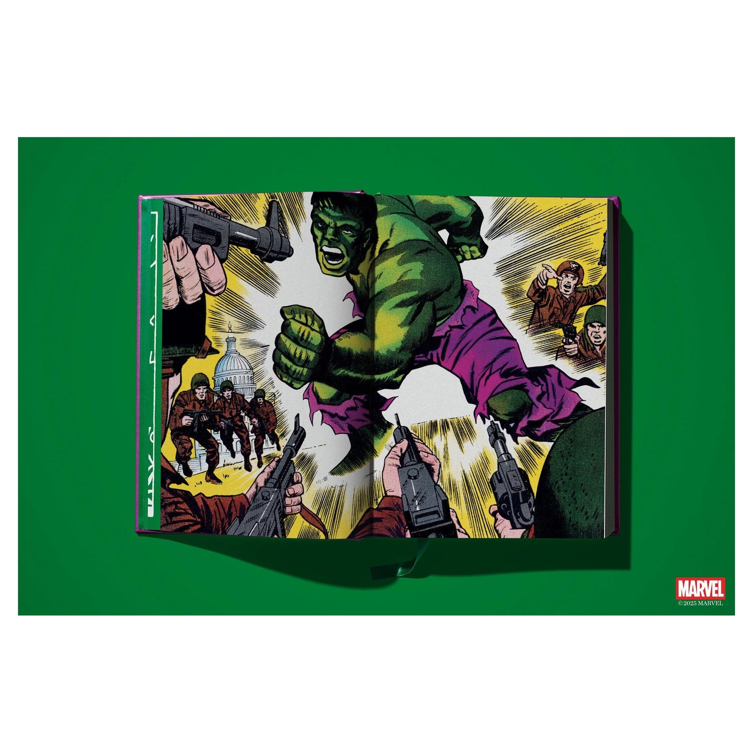 Hulk Comicband mit Originalseiten