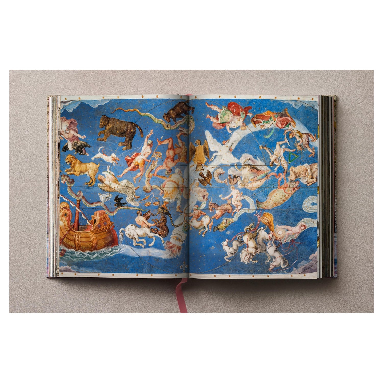 Massimo Listris Fotoband über italienische Paläste mit reich ornamentiertem Cover.