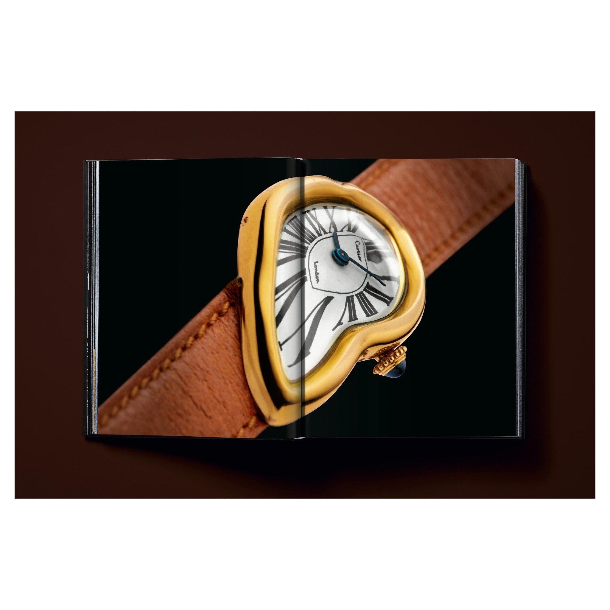 Goldene Prägung auf schwarzem Buchrücken im Studiolicht.