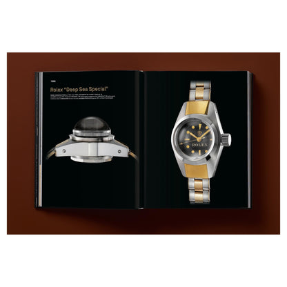 Hochwertiger Doppelband zur Uhrmacherkunst mit klassischem schwarzen Schutzcover.